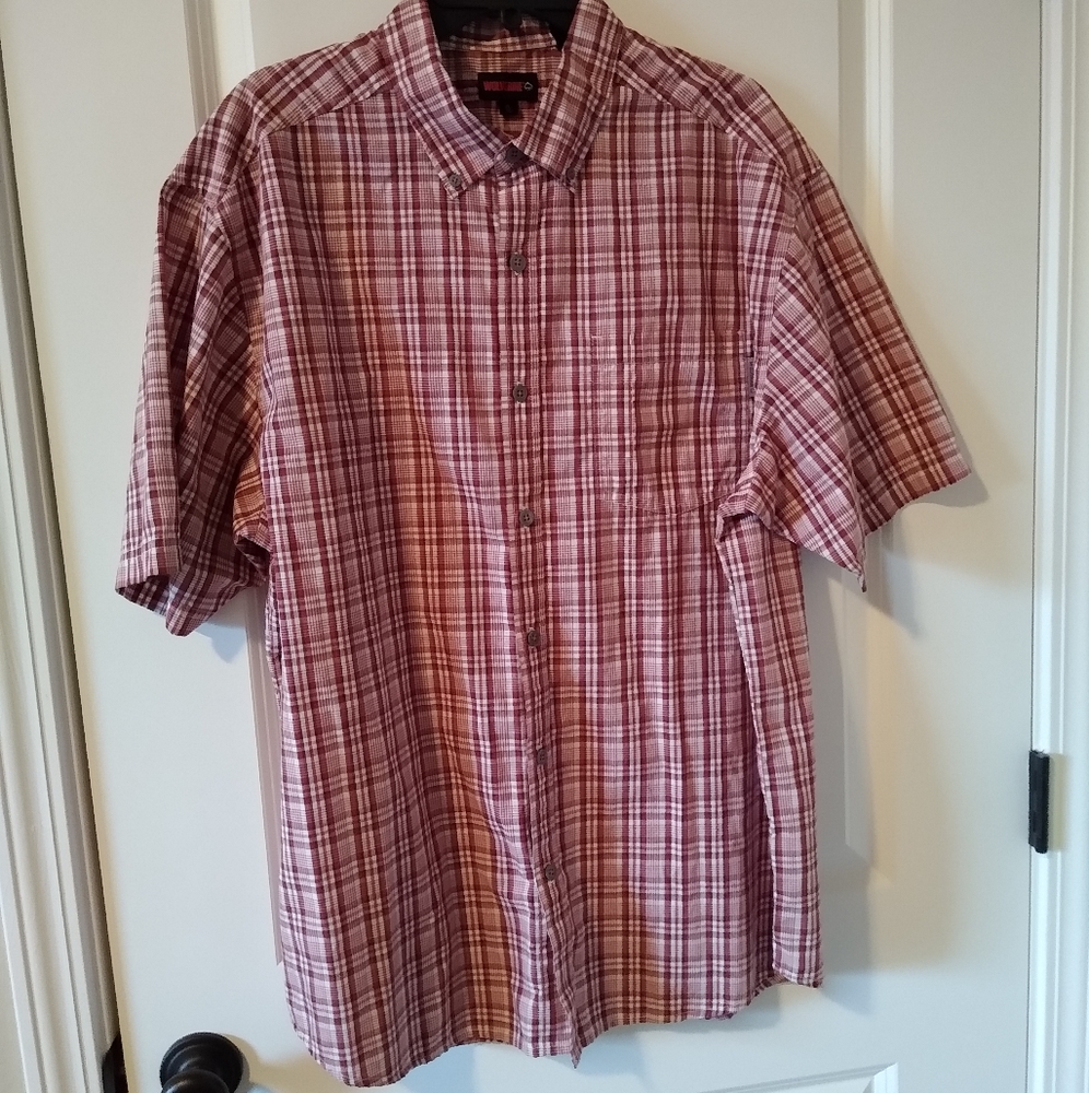 Wolverine XL button down shirt sleeve